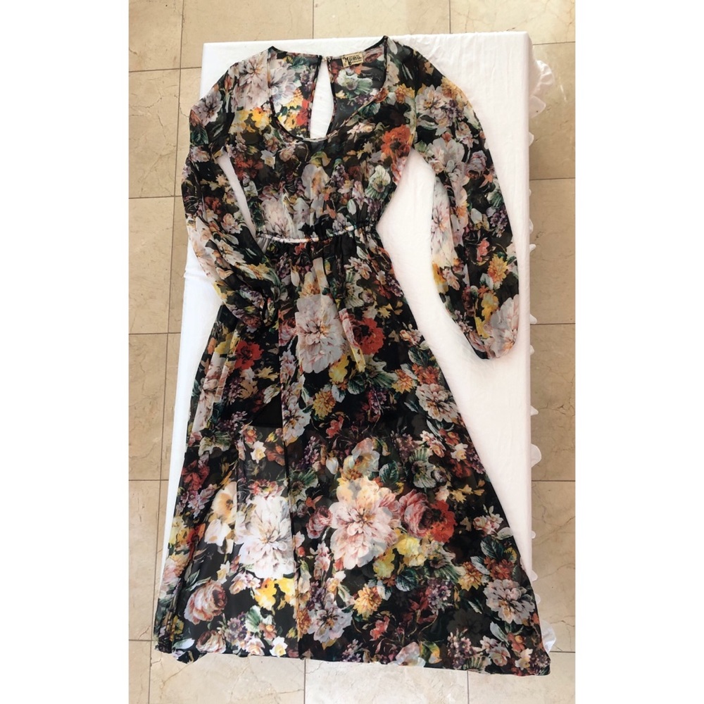 Show Me Your Mumu floral asymmetrical dress - Picture 3 of 3